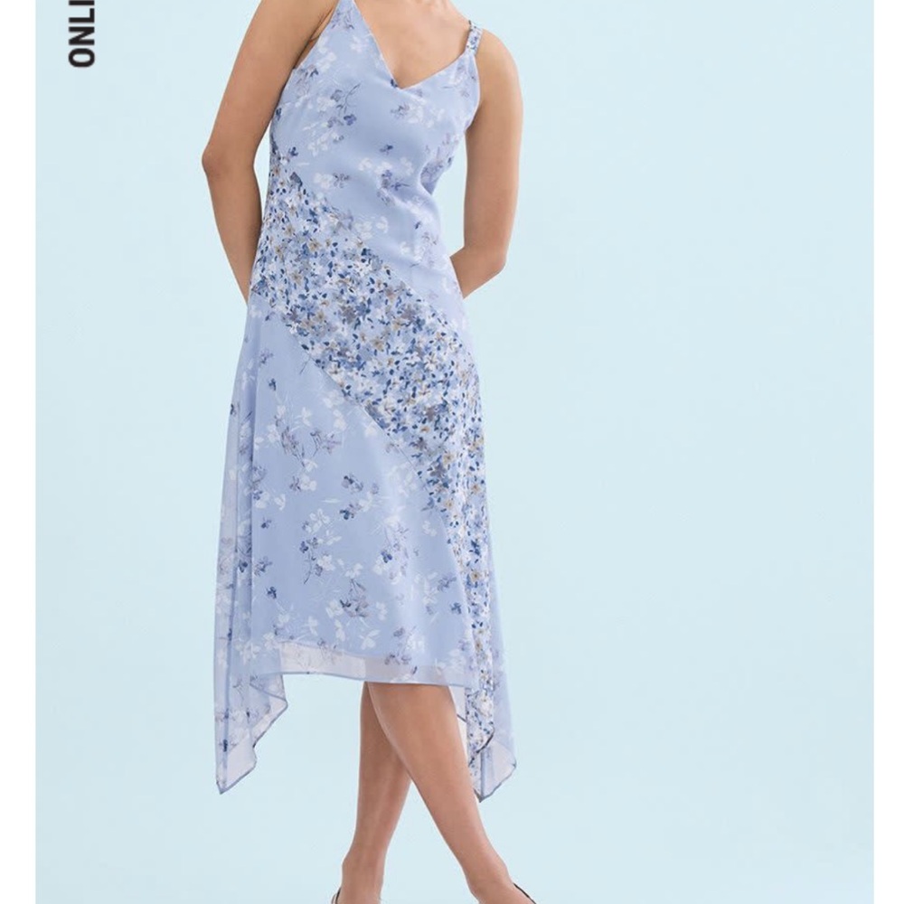RW&CO. Purple Asymmetrical High-Low Sundress Spaghetti Strap